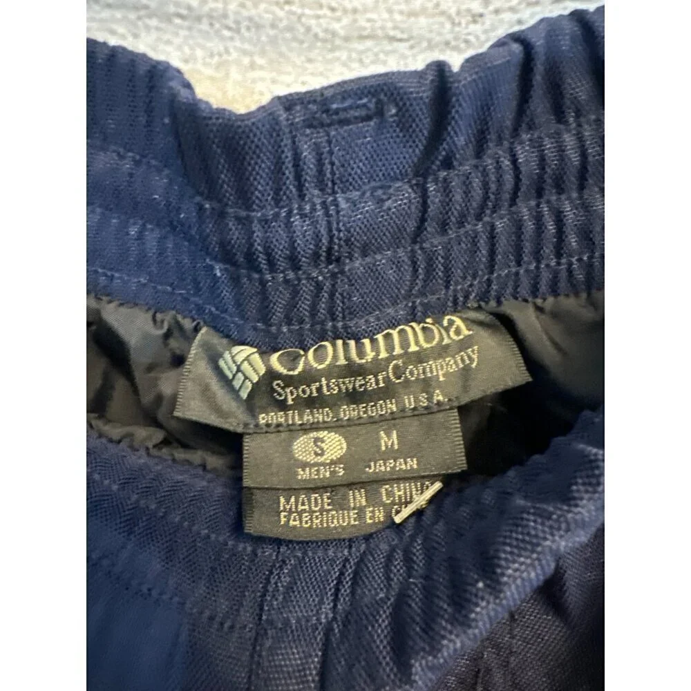 Men's Columbia Sportwear Navy Snow Pants Size S